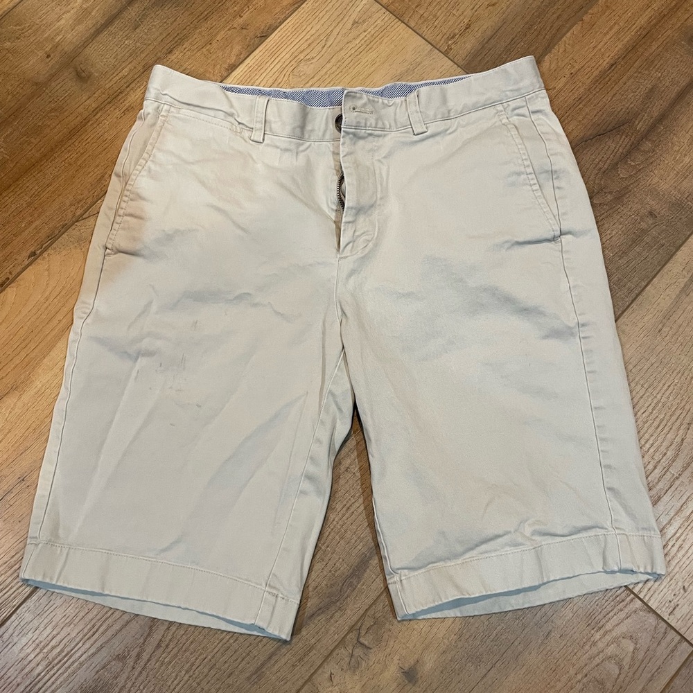 Brooks Brothers Cotton Khaki Shorts Size 32 Men’s - Picture 1 of 4